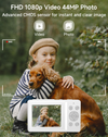 44MP FHD 1080P Digital Camera for Teens, Compact Point and Shoot Camera with 16X Zoom, Face Detect, Smile Capture, Anti Shake