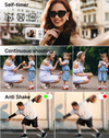 44MP FHD 1080P Digital Camera for Teens, Compact Point and Shoot Camera with 16X Zoom, Face Detect, Smile Capture, Anti Shake