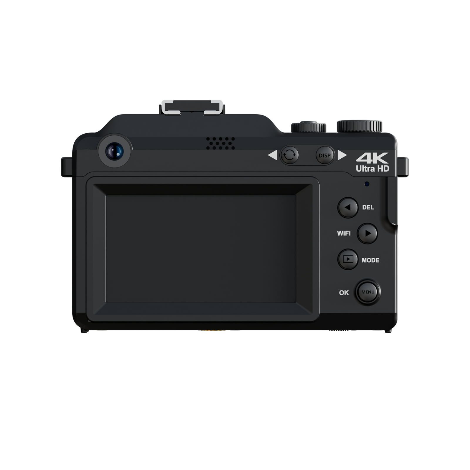 SMARTKLIK DC09 Black digital camera - back [asset:dc09-black-back]