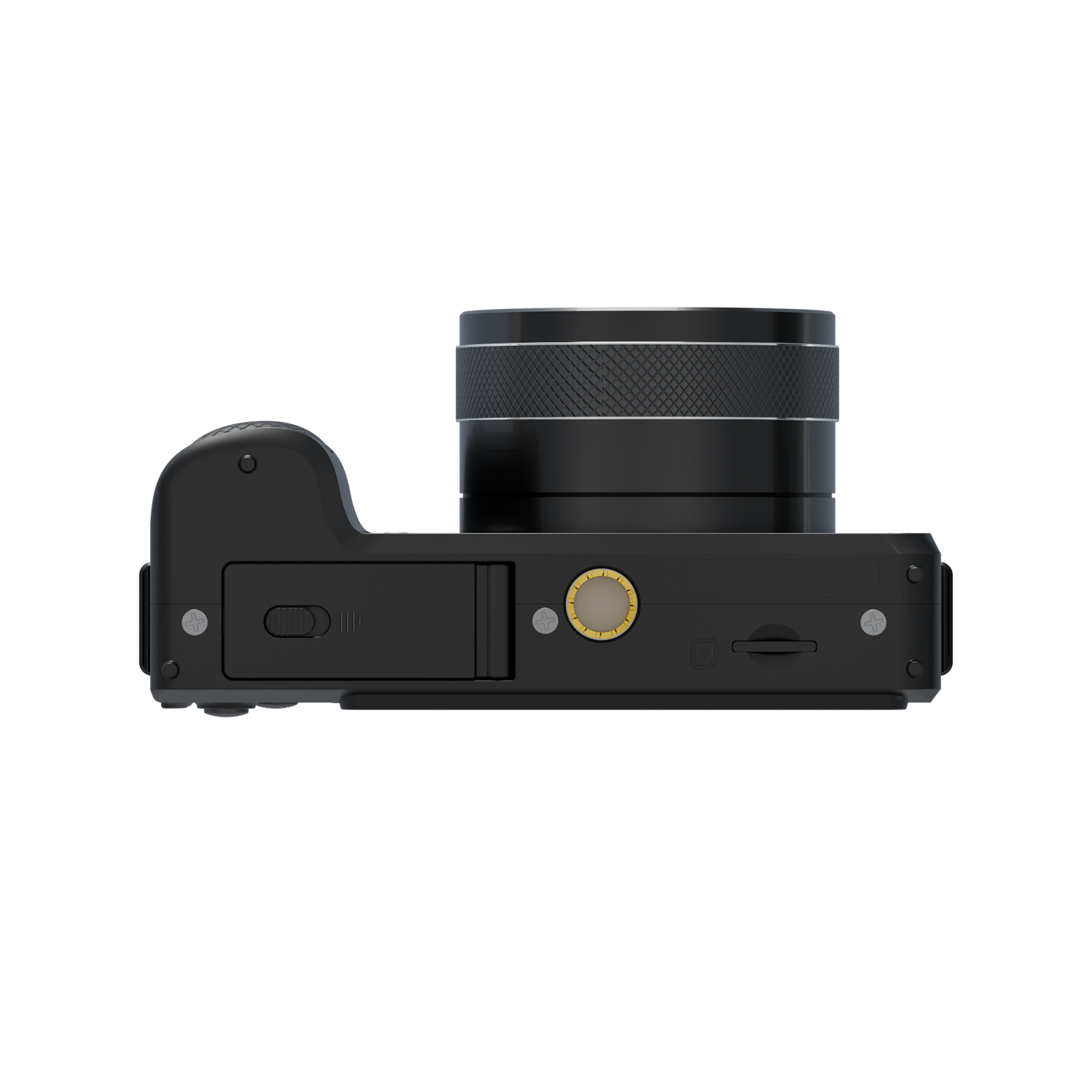 SMARTKLIK DC09 Black digital camera - bottom [asset:dc09-black-bottom]