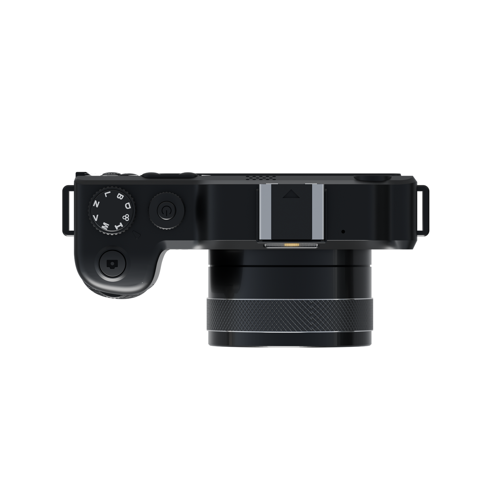SMARTKLIK DC09 Black digital camera - top [asset:dc09-black-top]