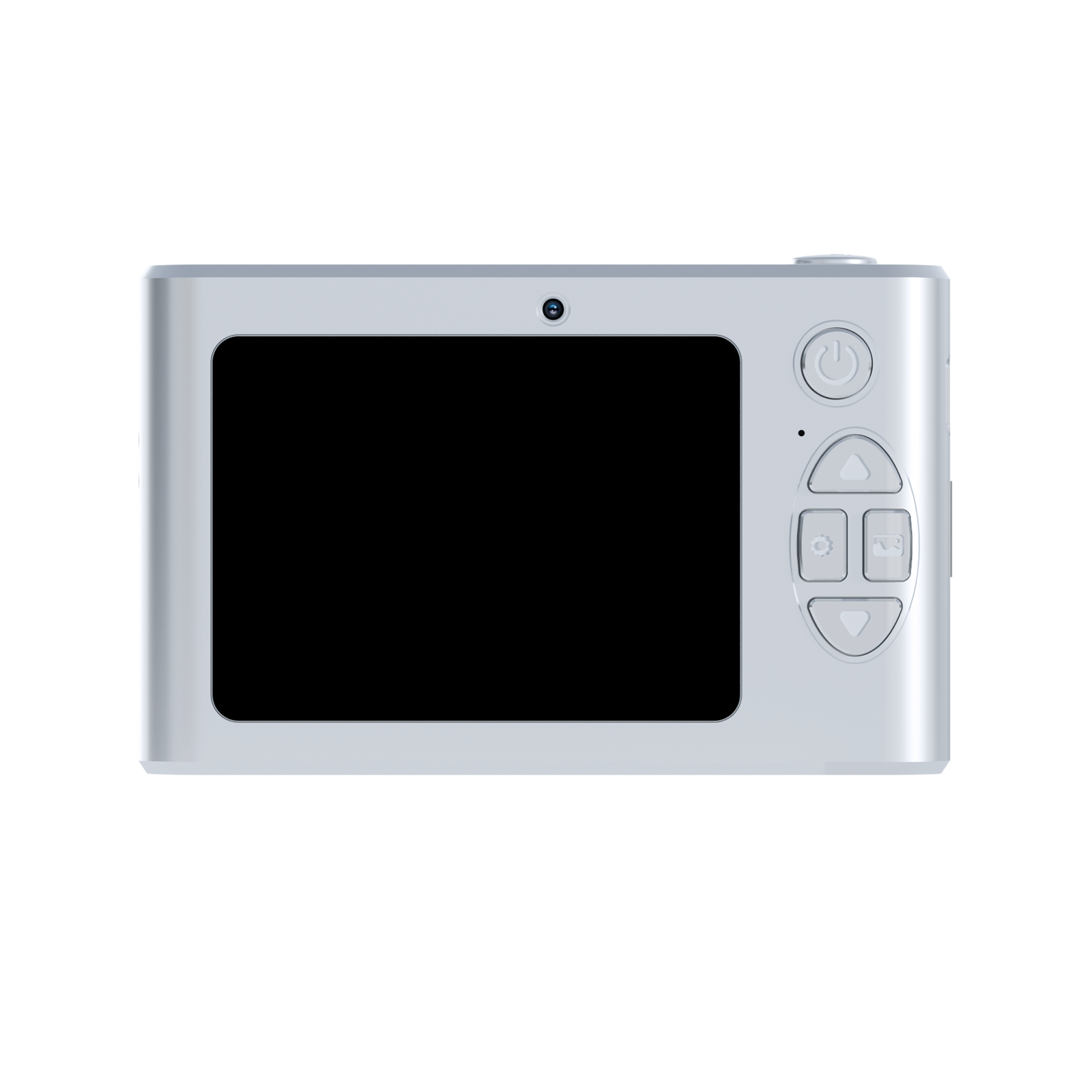 SMARTKLIK DC12 Silver digital camera - back [asset:dc12-silver-back]