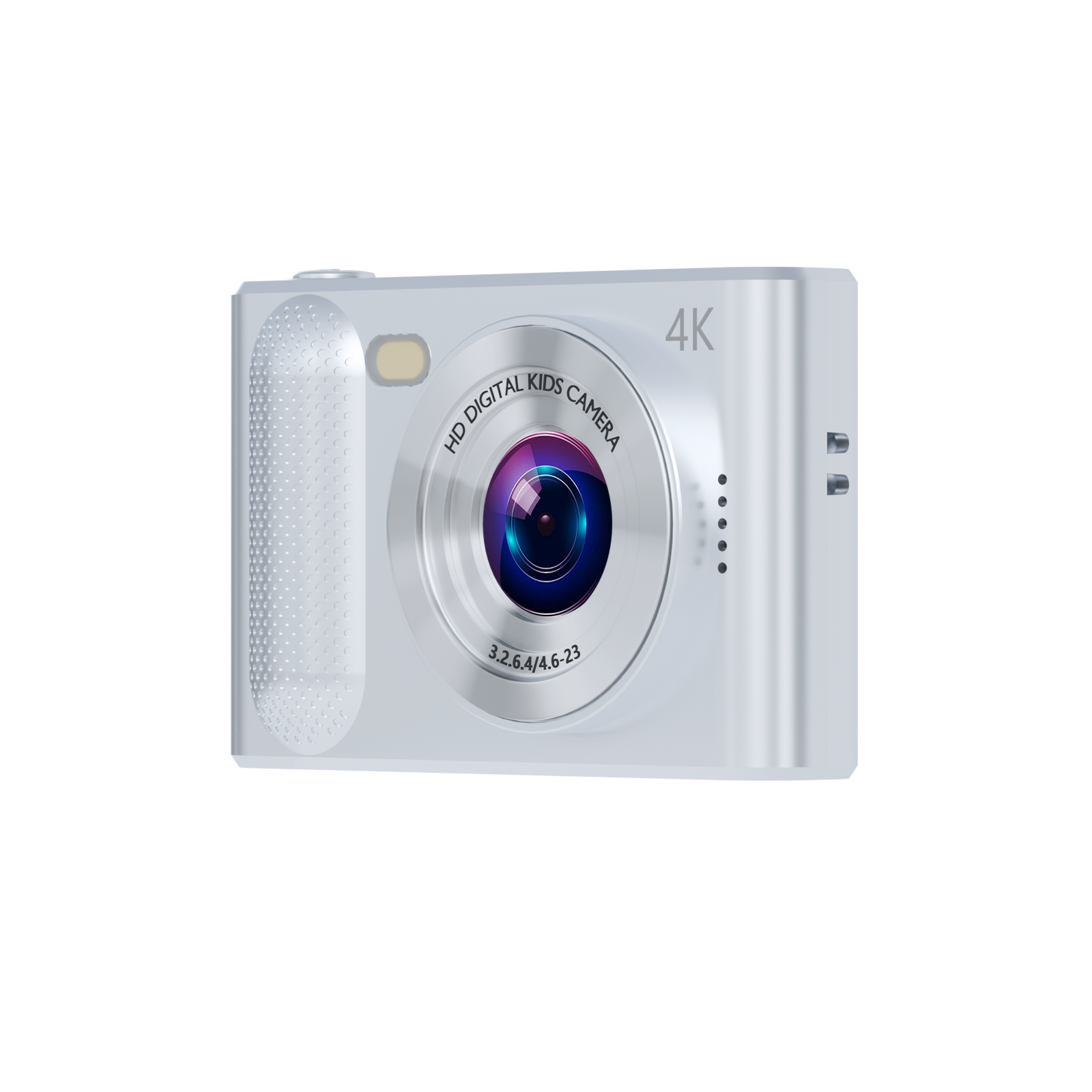 SMARTKLIK DC12 Silver digital camera - right side [asset:dc12-silver-right-side]