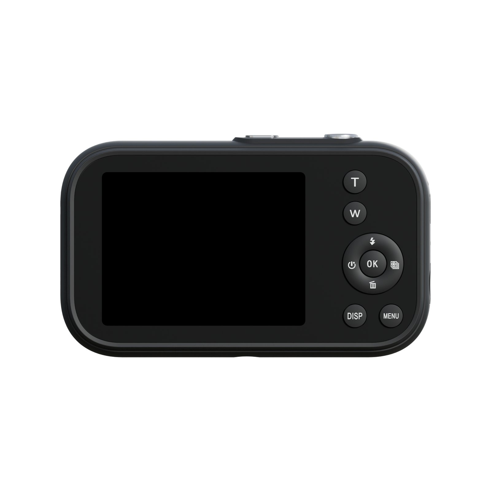 SMARTKLIK DC17 Black digital camera - back [asset:dc17-black-back]