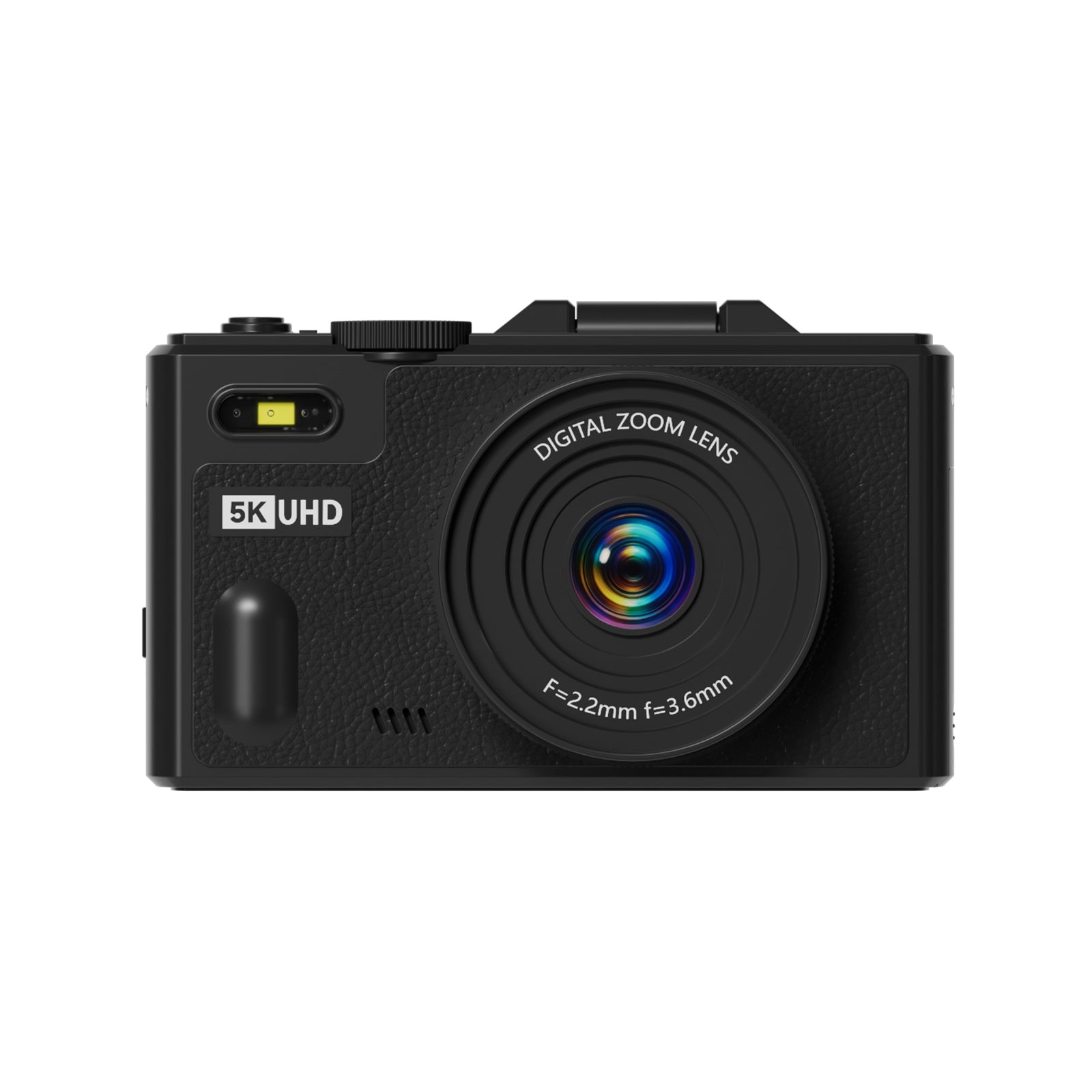 SMARTKLIK DC231 Black digital camera - front [asset:dc231-black-front]