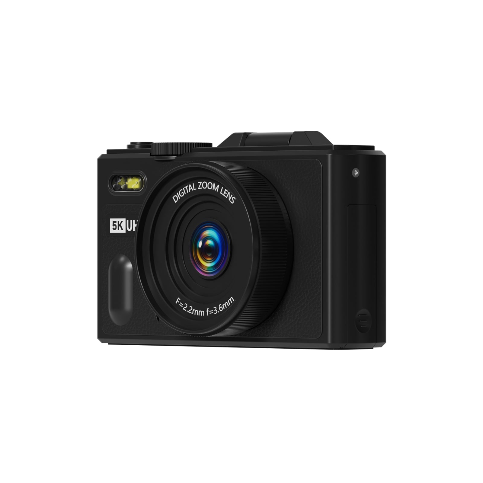 SMARTKLIK DC231 Black digital camera - right side [asset:dc231-black-right-side]