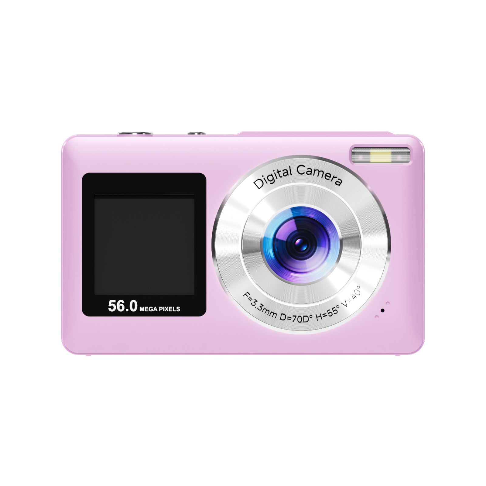 SMARTKLIK DC251 Purple digital camera - front [asset:dc251-purple-front]