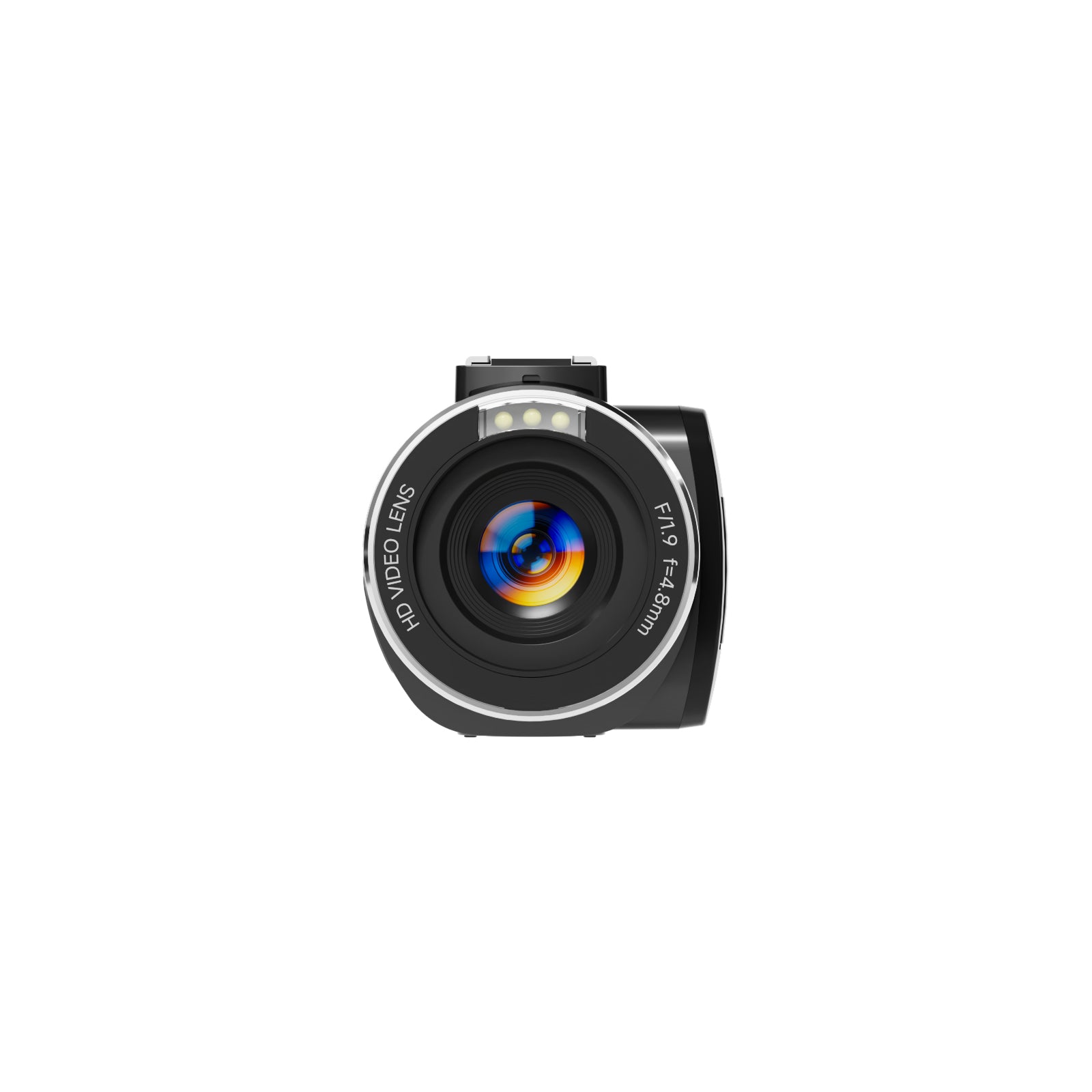 SMARTKLIK DV04 Black digital camera - front [asset:dv04-black-front]