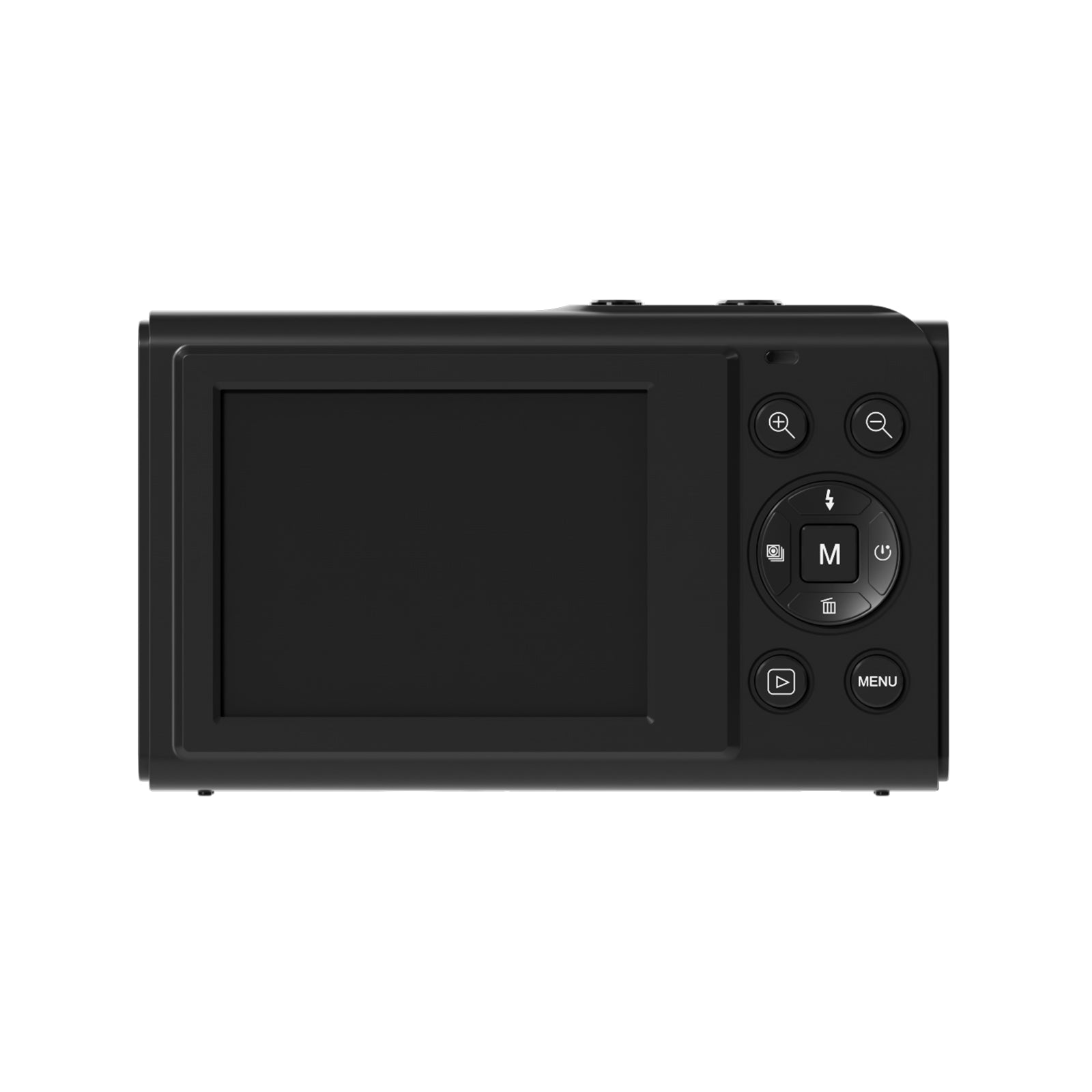 SMARTKLIK KP03 Black digital camera - back [asset:kp03-black-back]