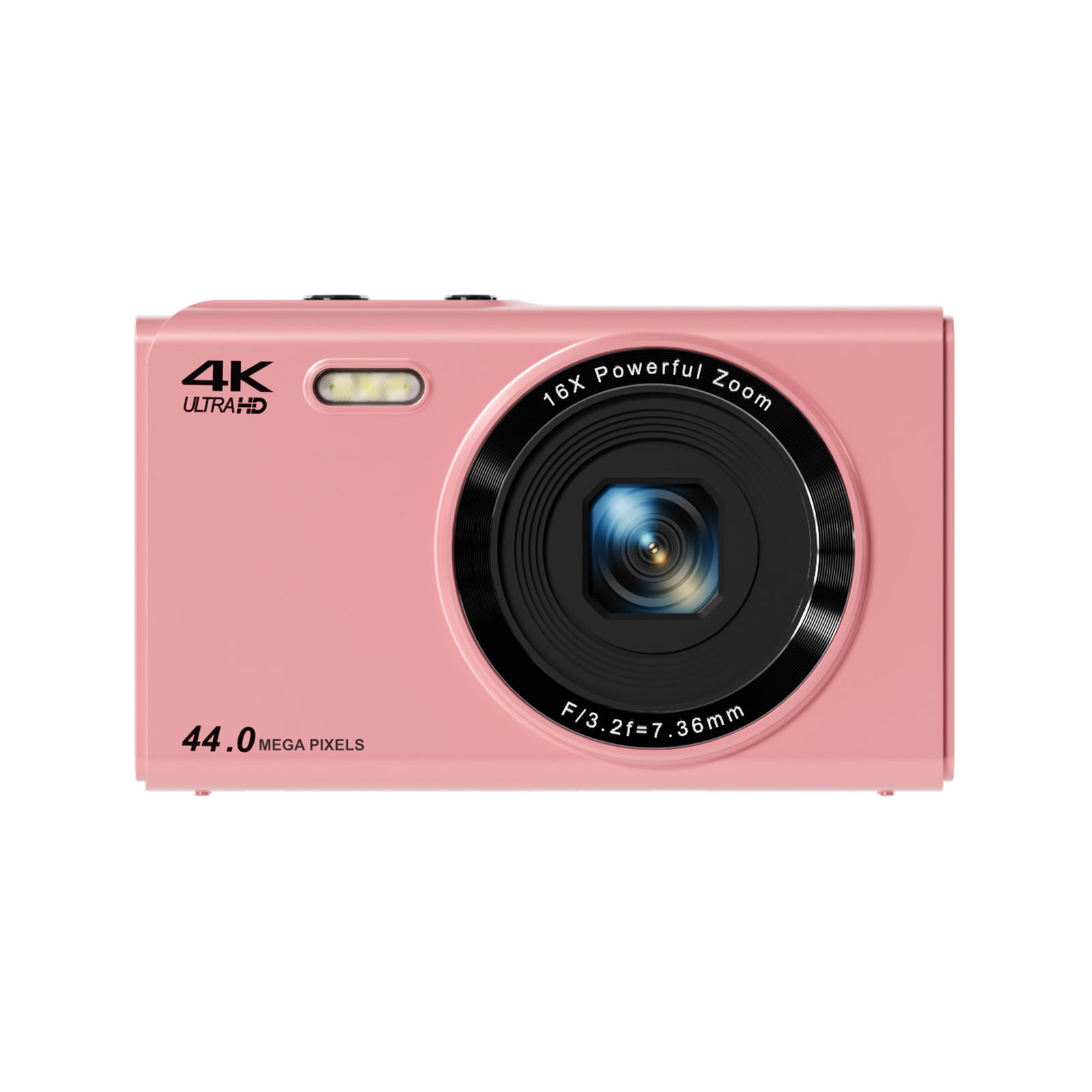 SMARTKLIK KP03 Pink digital camera - front [asset:kp03-pink-front]