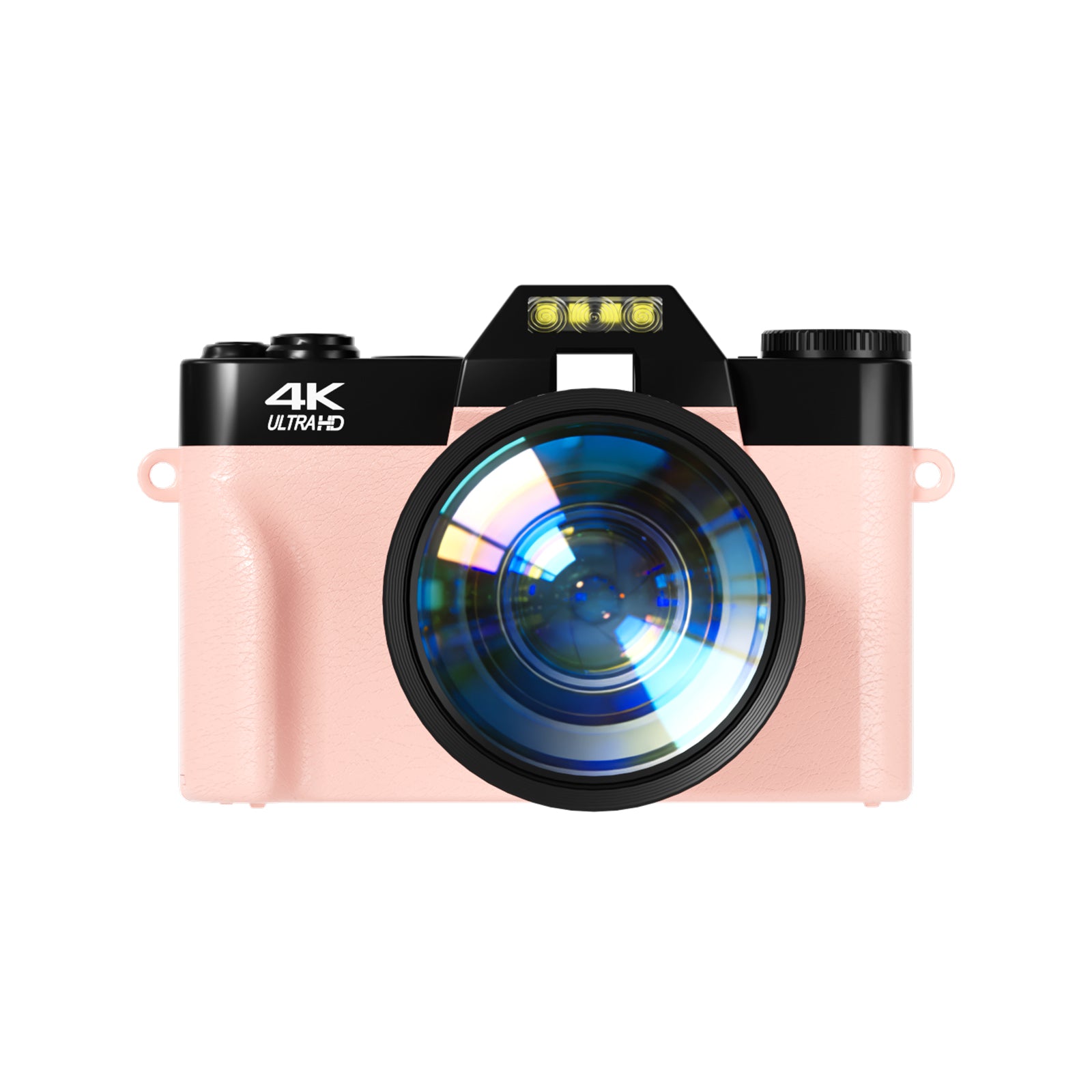 SMARTKLIK R10-4K Pink digital camera - front [asset:r10-4k-pink-front]