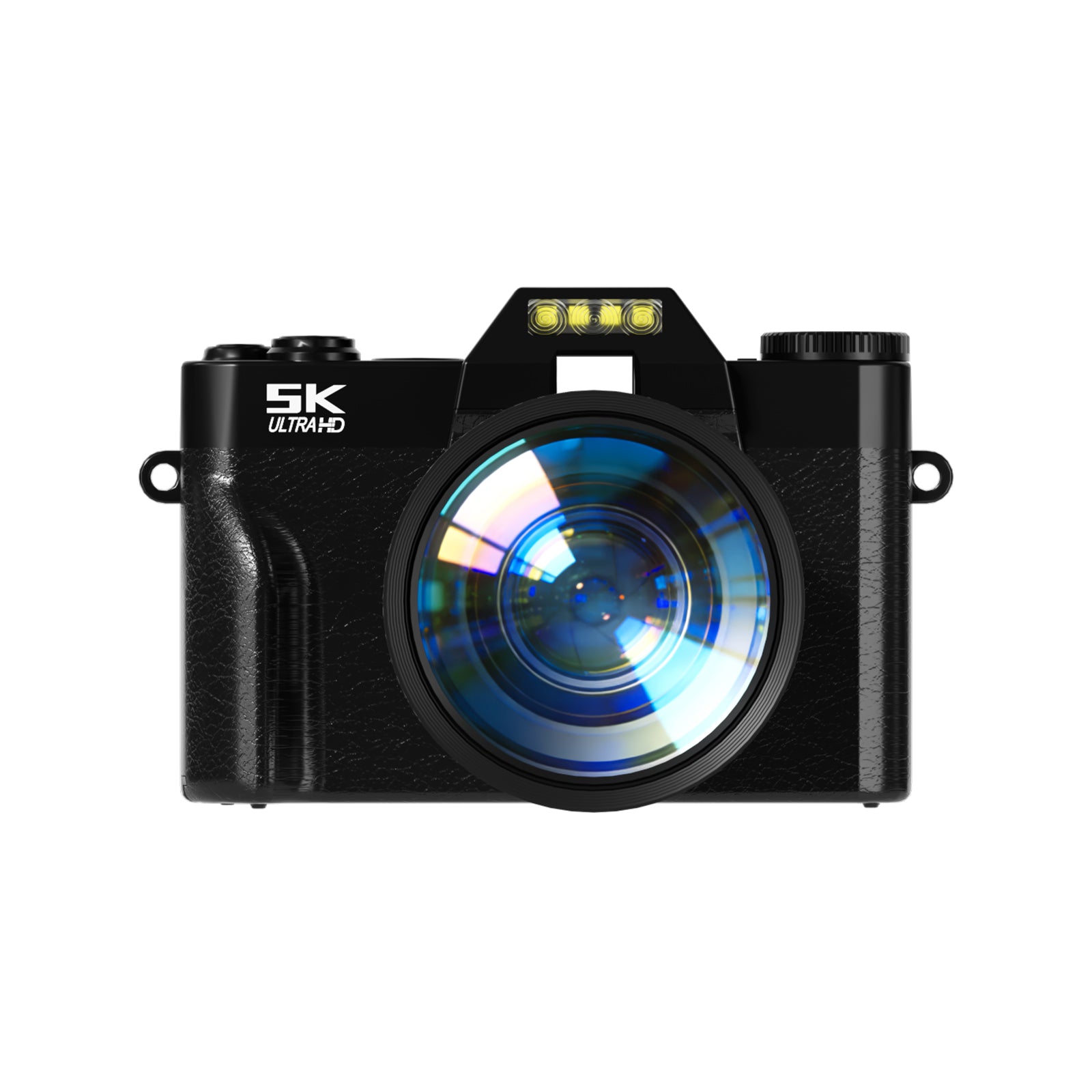 SMARTKLIK R10-5K Black digital camera - front [asset:r10-5k-black-front]