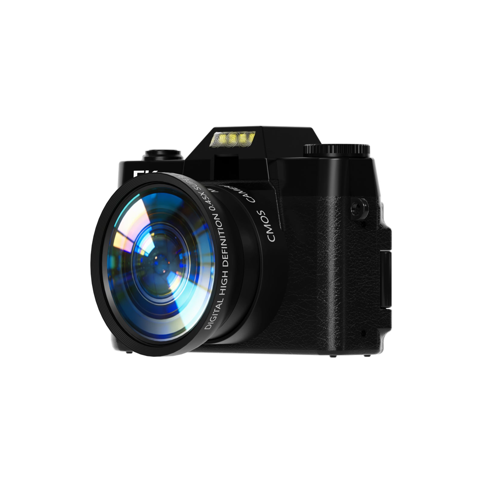 SMARTKLIK R10-5K Black digital camera - right side [asset:r10-5k-black-right-side]