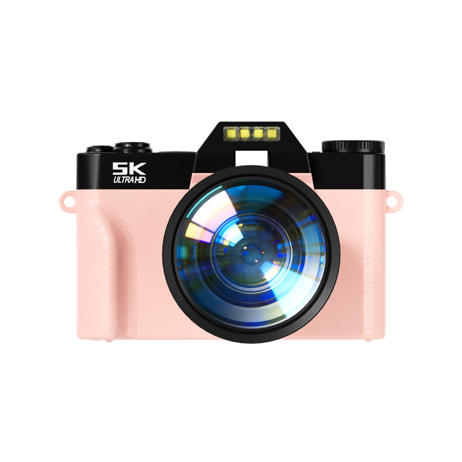 SMARTKLIK R10-5K Pink digital camera - front [asset:r10-5k-pink-front]
