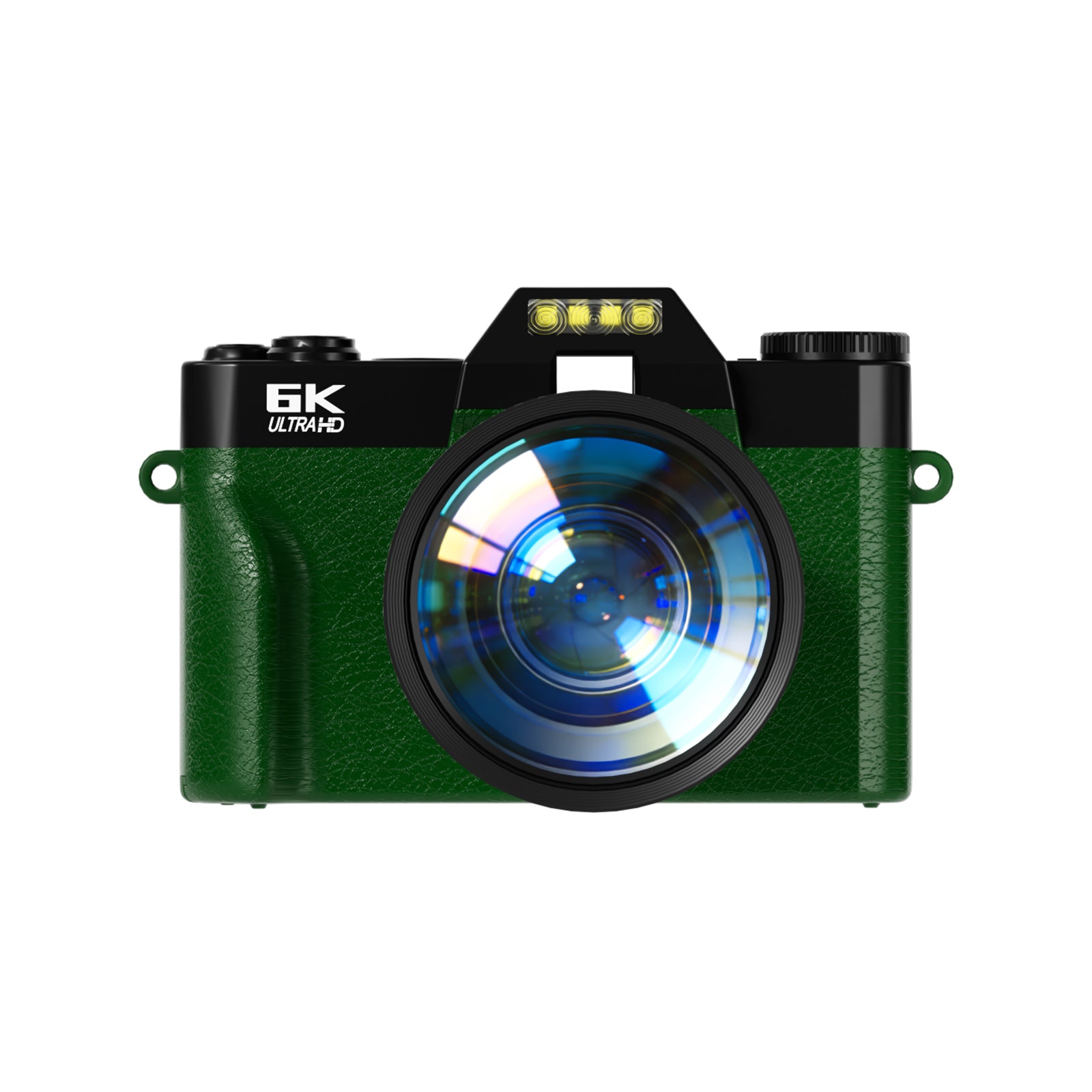 SMARTKLIK R10-6K Green digital camera - front [asset:r10-6k-green-front]
