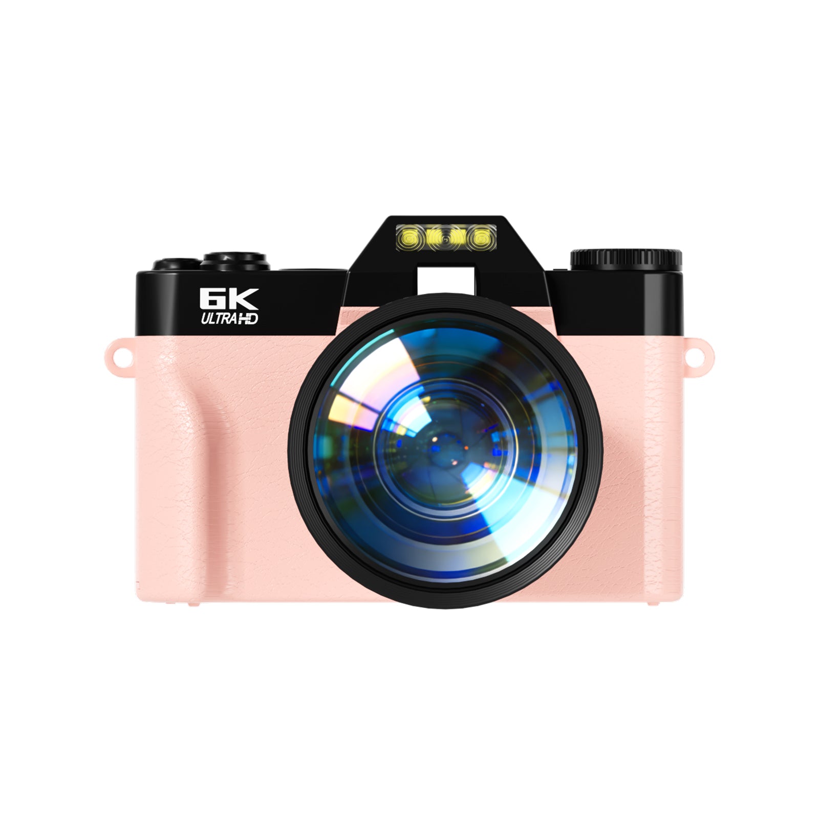 SMARTKLIK R10-6K Pink digital camera - front [asset:r10-6k-pink-front]